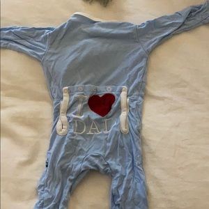 Kickee pants newborn coverall used twice